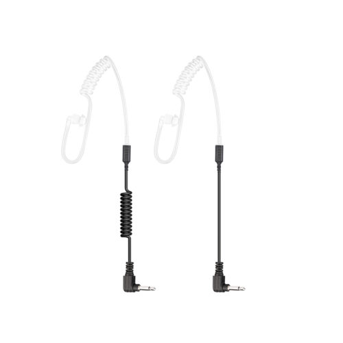 E-45C Clear Covert In-Ear Earpiece with Mini-Armature Speaker for Walkie Talkies