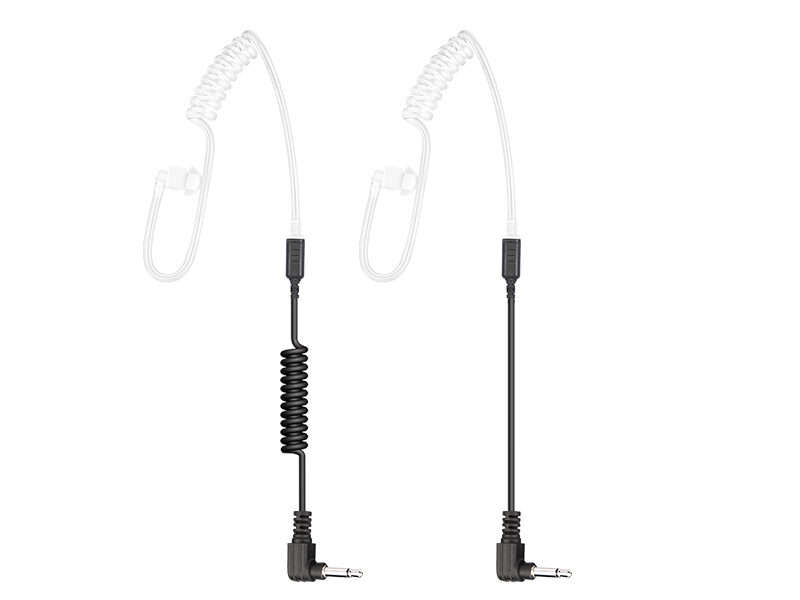 E-45-3.5L2 E-45C Clear Covert In-Ear Earpiece with Mini-Armature Speaker for Walkie Talkies