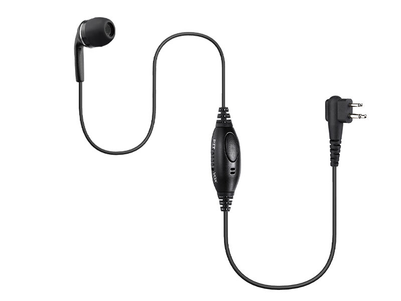 EM-1928-M1-VOX-SC-1W EM-1928V Two Way Radio PTT/VOX Earpiece