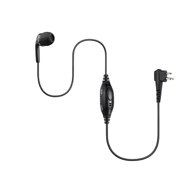 EM-1928V Two Way Radio PTT/VOX Earpiece