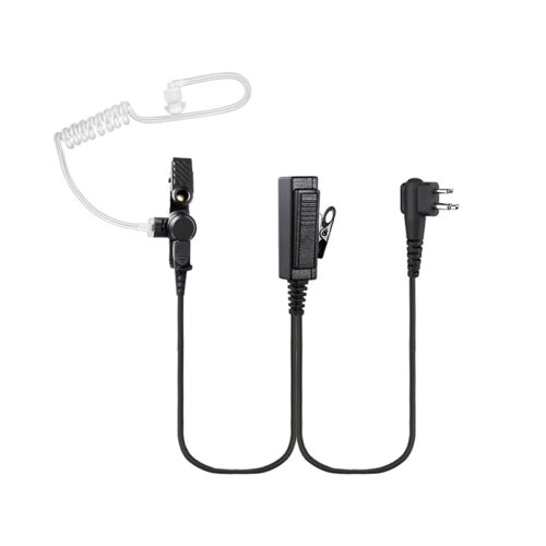 EM-4238N Bodyguard Braided Cable Ear Tube Earpiece for Intercom Radio