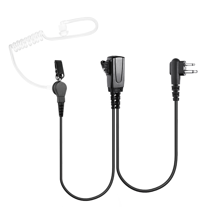 EM-4342 Covert Acoustic Tube Police Radio Earpiece Headset with Mic PTT for Motorola