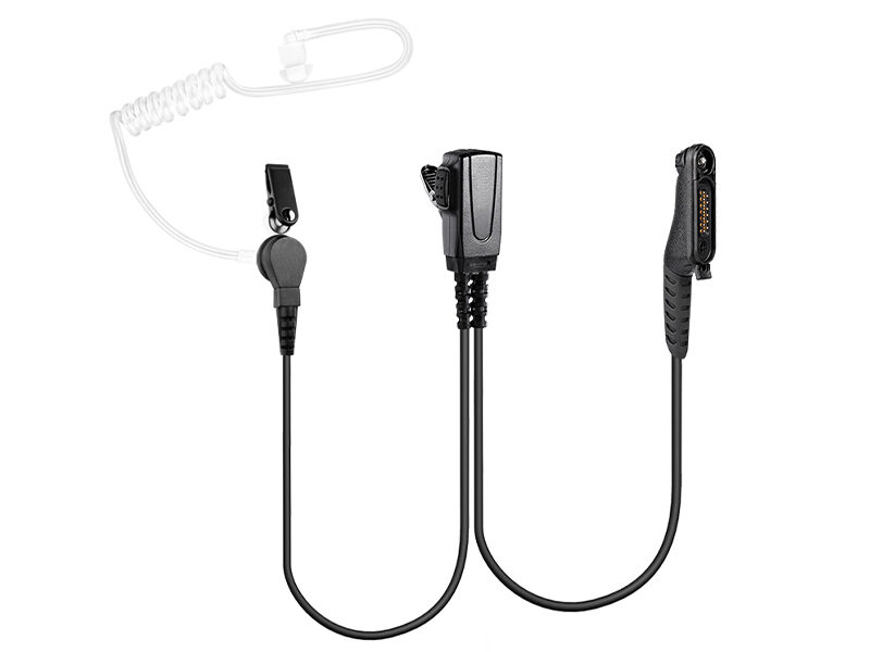 EM-4342 Covert Acoustic Tube Police Radio Earpiece Headset with Mic PTT