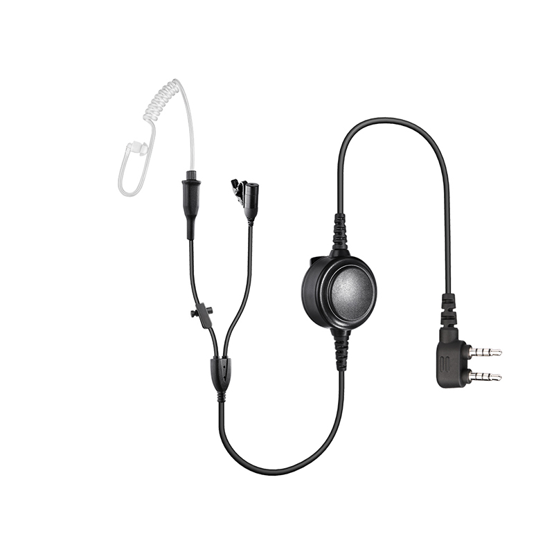 EM-440250 Acoustic Tube Earpiece with Large PTT