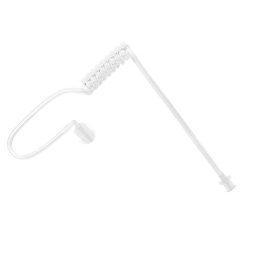 EPAC-01X Transparent Acoustic Tube Replacement for Earpiece Hook