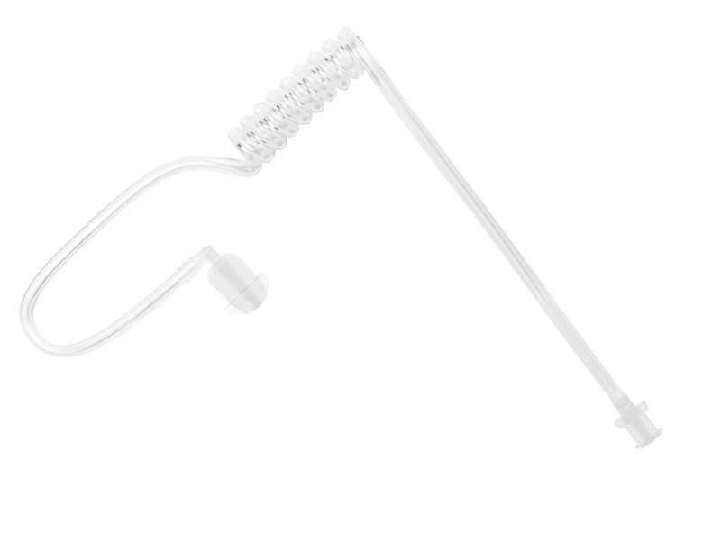 EPAC-01X Transparent Acoustic Tube Replacement for Earpiece Hook