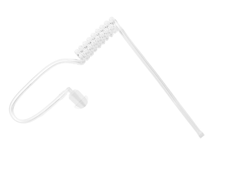 EPAC-03 Clear Air Audio Tube with Mushroom Bud for Radio Surveillance Kit