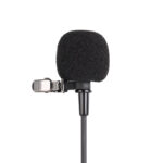 in-line microphone with metal clip