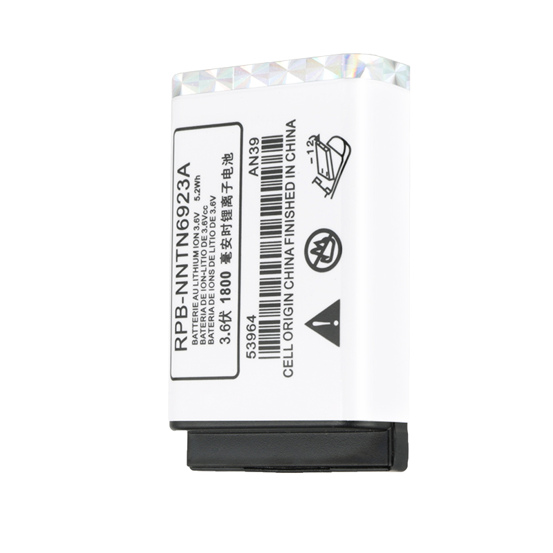 RPB-NNTN6923A high-capacity replacement Li-ion battery for Motorola radios