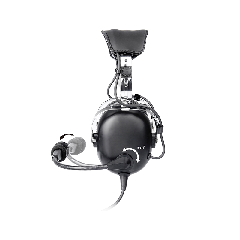 PH-100 ANR Active Noise Reduction Aviation Headsets for Pilot