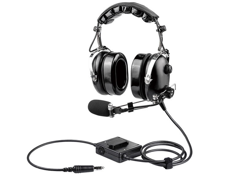 PH-100MH-ANR aviation headset PH-100H Helicopter Headset with Metal Boom Arm