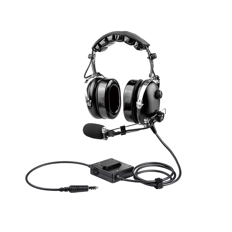 PH-100H Helicopter Headset with Metal Boom Arm