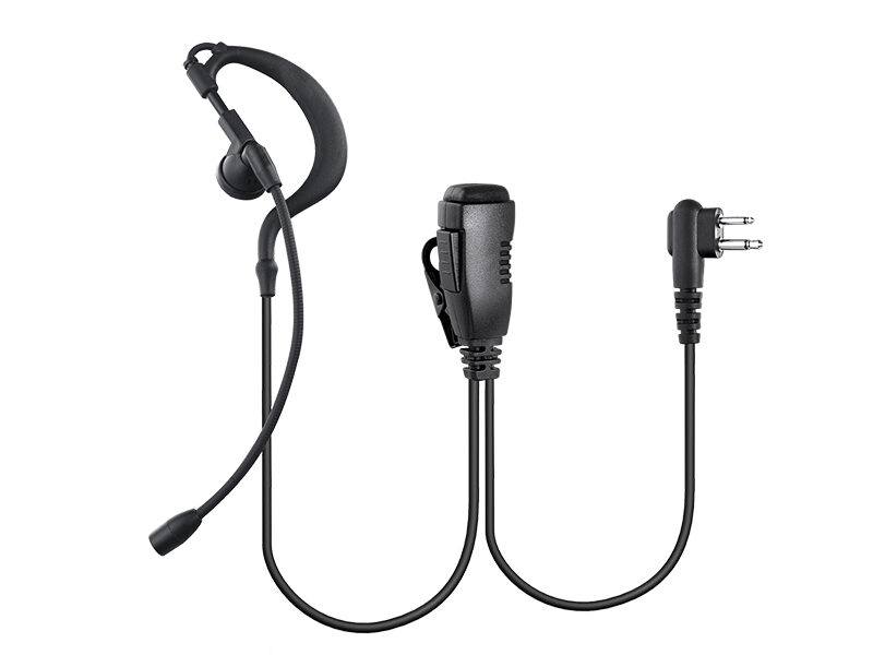 REMB-0127 G Shape Earpiece with Boom Mic for 2 Way Radios