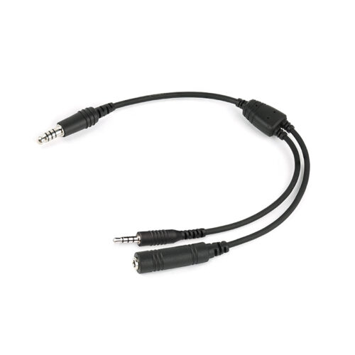 CB-18 Audio Recording Cable for Helicopter