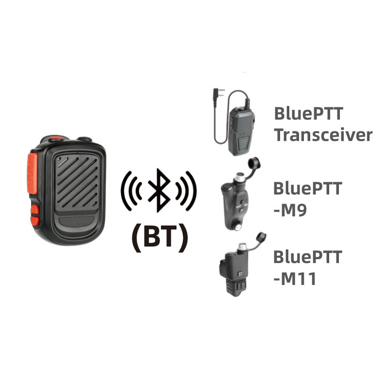 RSM-350-BT Bluetooth Speaker Mic Connects wired/wireless transmitters