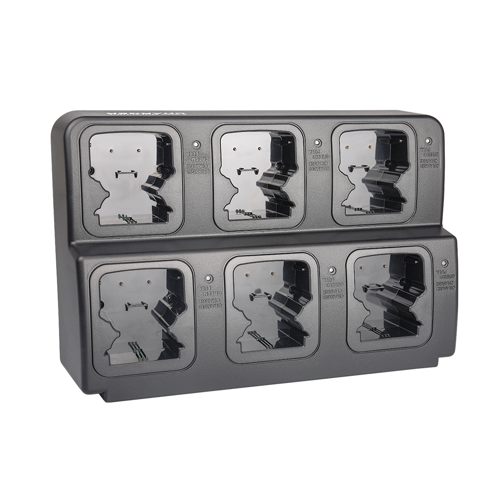 RT-UC602 replaceable slot type 6 way intelligent charger for two way radios