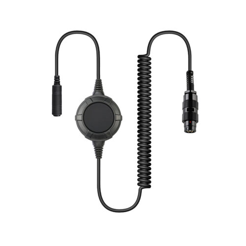 ADC-PTT53-NX2-U328 ADC-PTT53 Male 6pin Connector Adapter with Push-To-Talk Button