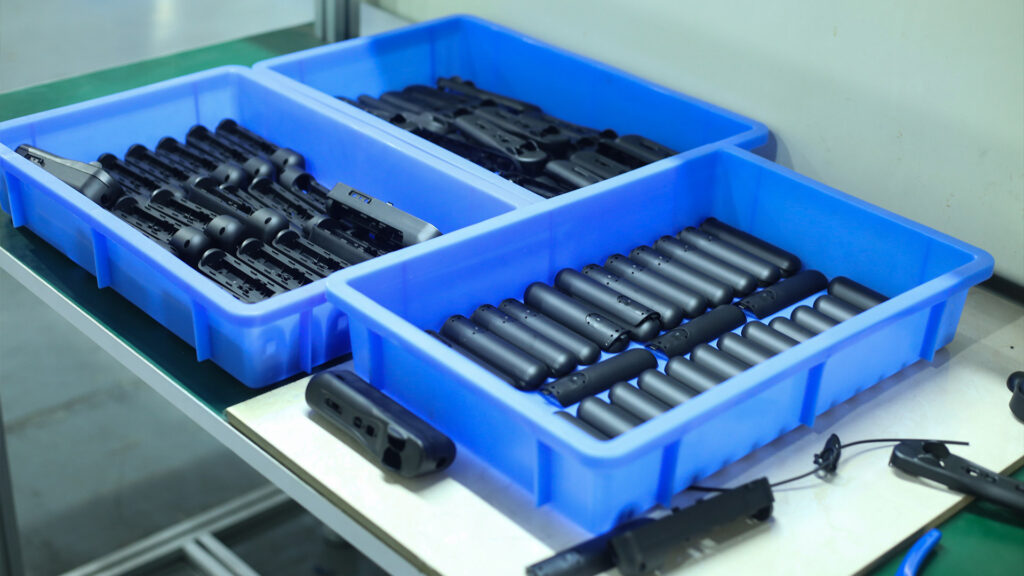 Injection-molded PH-700 Bluetooth control box components