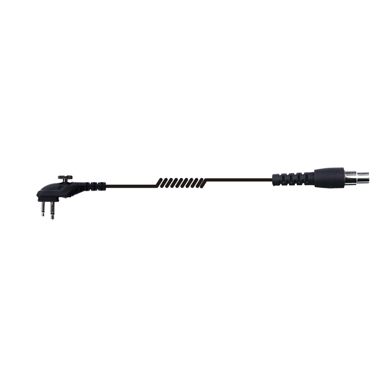 QD-H2 XLR 5-Pin to Hytera 2-Pin Jack Adapter Cable
