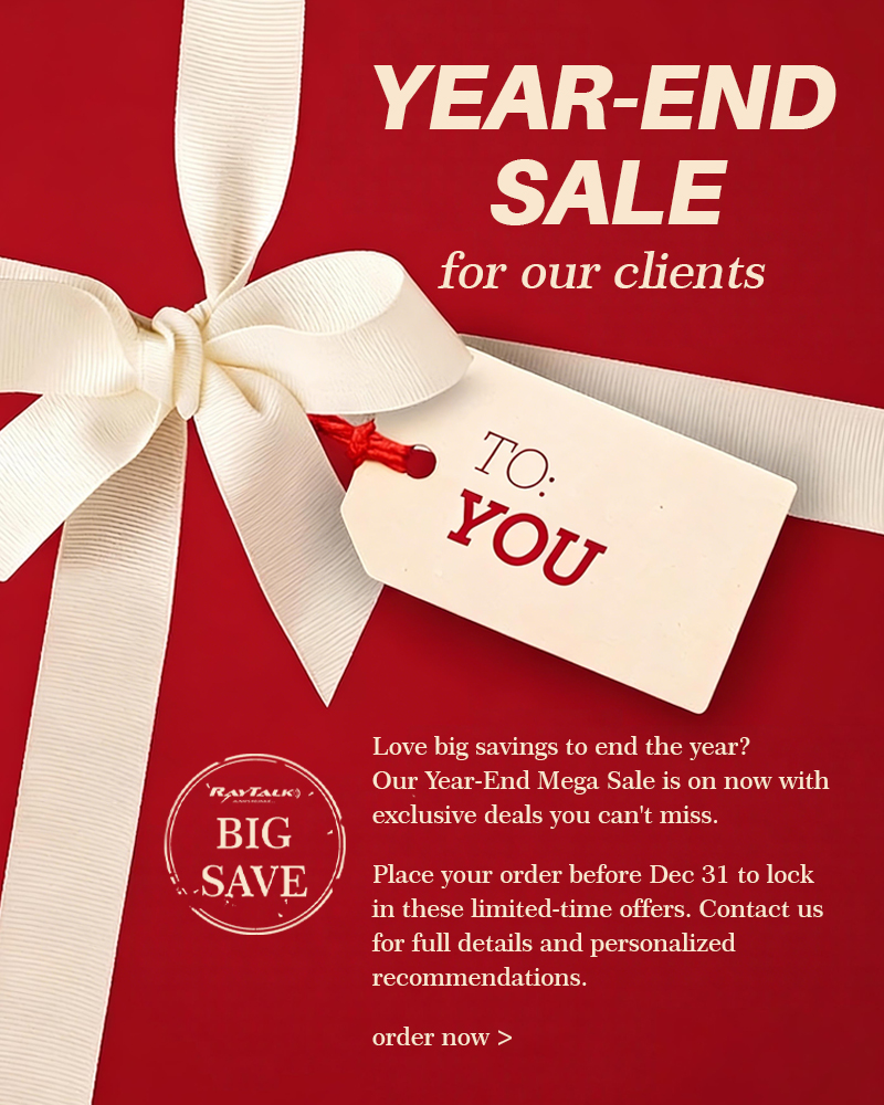 year-end sale for our clients to save more