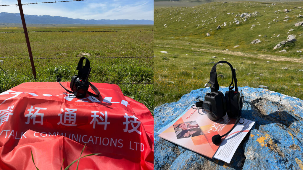 Construction two-way radio headset by RayTalk