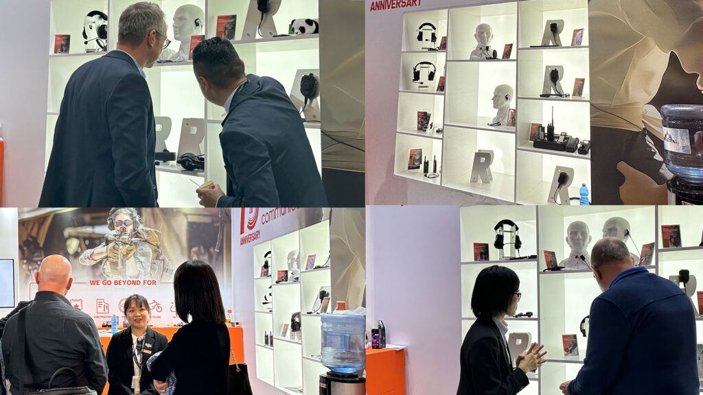 Many professionals and B2B buyers visited the RayTalk booth to inquire-about products