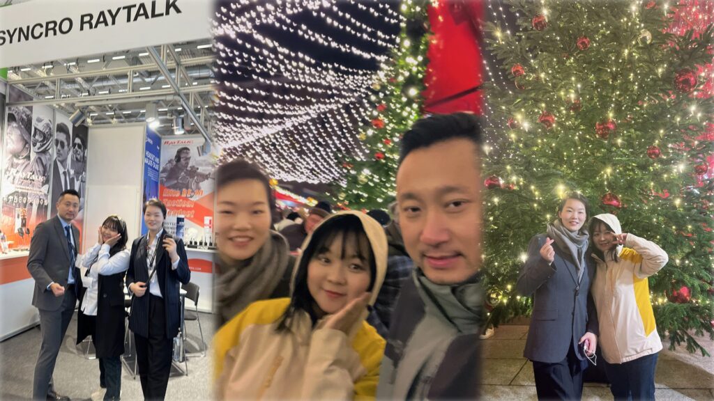 RayTalk exhibition team at PMR 2023