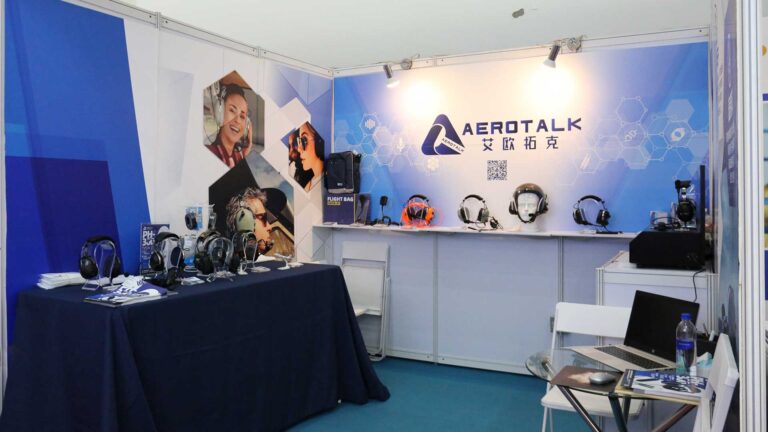 Raytalk booth at Zhuhai show