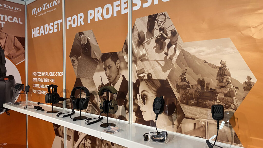 Showcasing speaker mics, tactical headsets, and construction headsets at CCW 2023