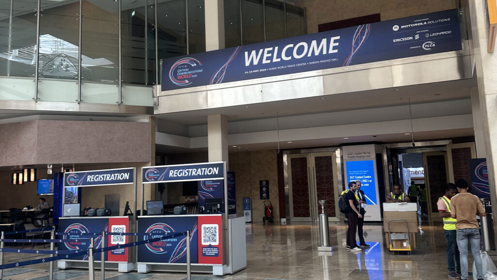 The 2024 Critical Communications World exhibition held in Dubai