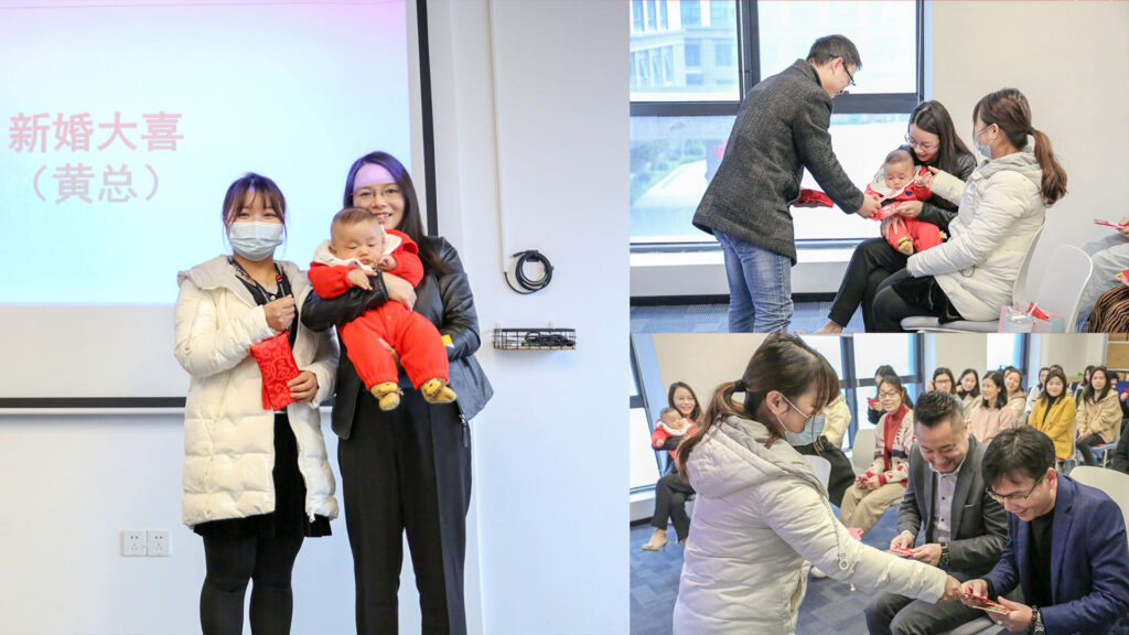Wedding blessings and red envelopes