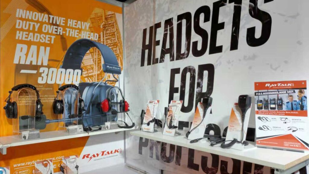 Noise-canceling industrial headsets for construction and industrial teams