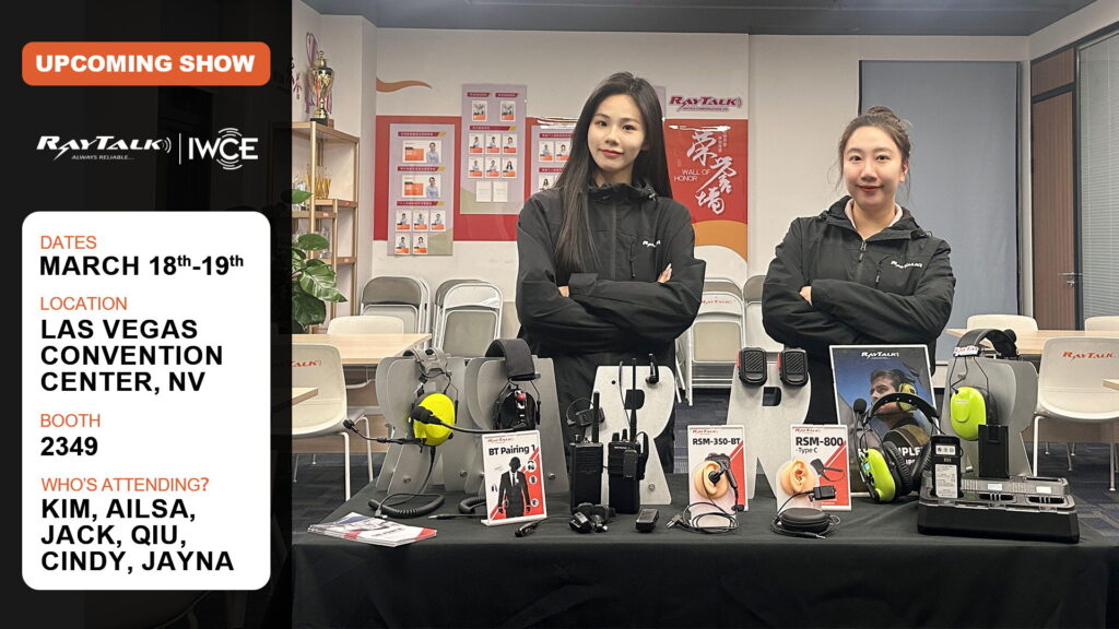 RayTalk team attending IWCE 2026 exhibition